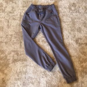 Jaanuu Women’s jogger scrub grey size XS